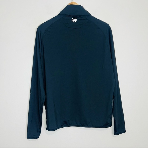 Peter Millar Black Perth Performance Quarter Zip Sweatshirt S - Picture 5 of 8